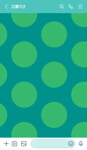 [LINE着せ替え] シンプル ドット _33の画像2