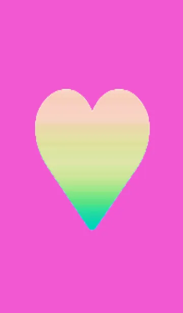 [LINE着せ替え] グラデーション ハート 50の画像1