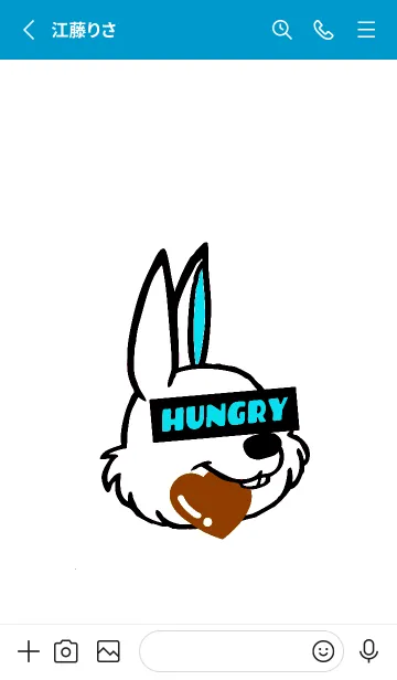 [LINE着せ替え] ハングリーラビット .24の画像2