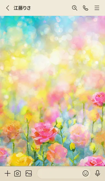 [LINE着せ替え] 薔薇(バラ)の花の着せかえ(R470)の画像2