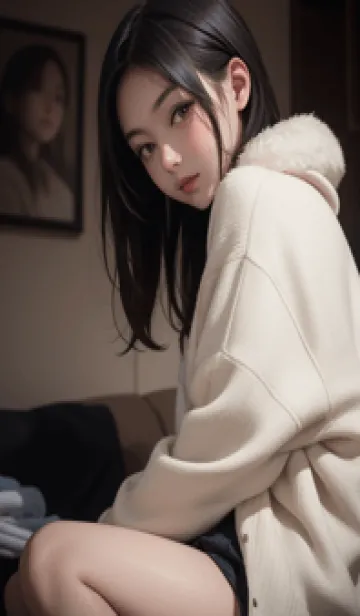 [LINE着せ替え] 少女が一人 #LR12。の画像1