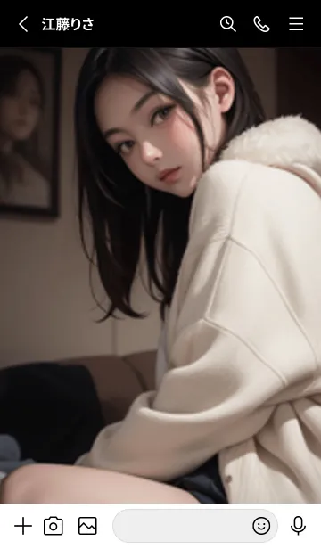 [LINE着せ替え] 少女が一人 #LR12。の画像2