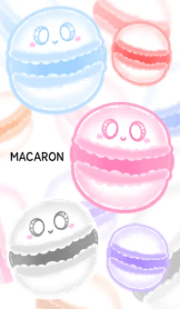 [LINE着せ替え] キューティーマカロンの画像1