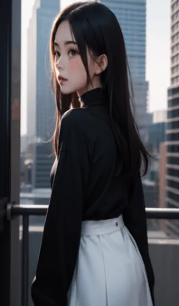 [LINE着せ替え] 少女が一人 #LR128。の画像1