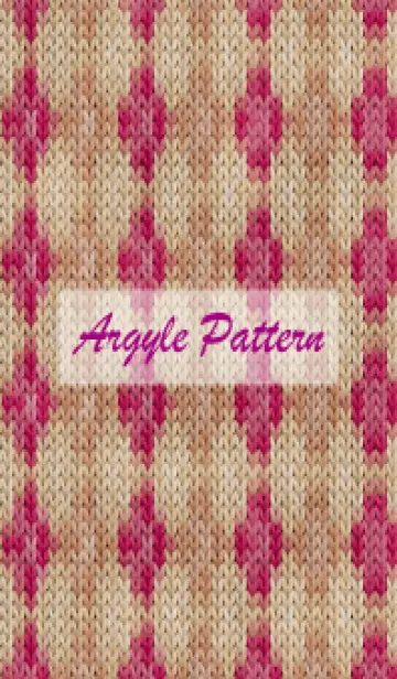 [LINE着せ替え] argyle pattern embroidery 36の画像1