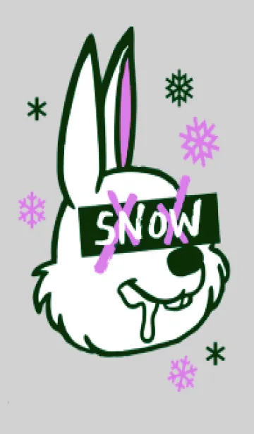[LINE着せ替え] スノーラビット .10の画像1