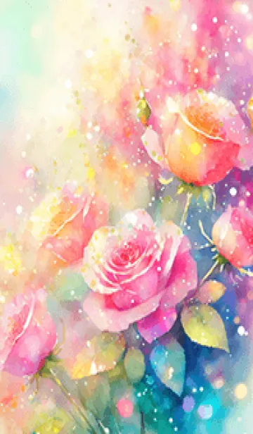 [LINE着せ替え] 薔薇(バラ)の花の着せかえ(R463)の画像1