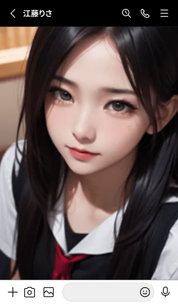 [LINE着せ替え] 少女が一人 #LR124。の画像2