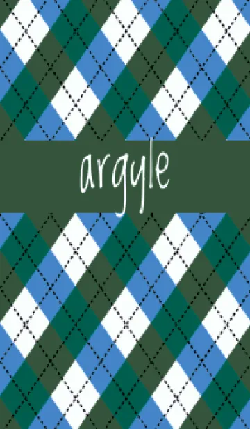 [LINE着せ替え] アーガイル チェック 21の画像1