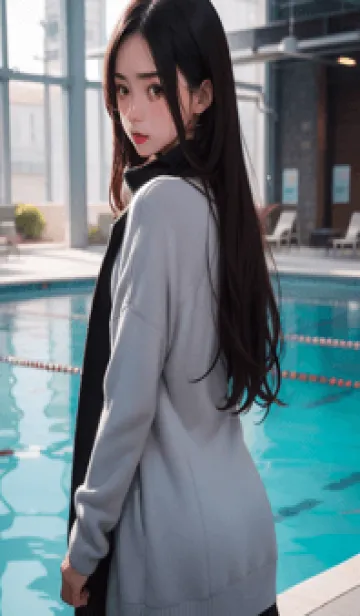 [LINE着せ替え] 少女が一人 #LR123。の画像1