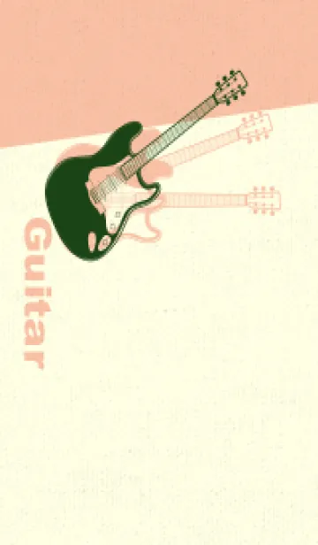 [LINE着せ替え] エレキギター Line  ボトルグリーンの画像1