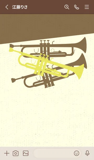 [LINE着せ替え] Trumpet CLR ジョーンシトロンの画像2