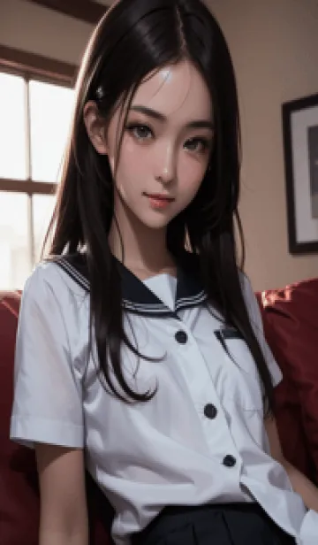 [LINE着せ替え] 少女が一人 #LR116。の画像1