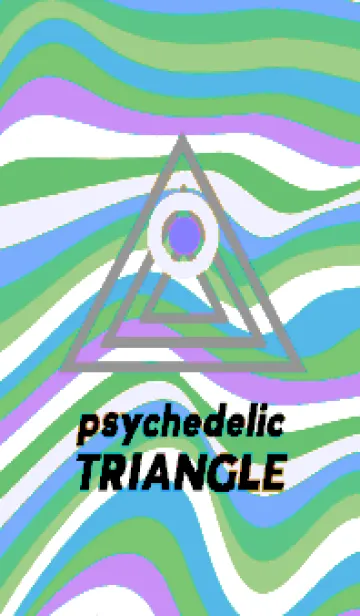 [LINE着せ替え] サイケデリック トライアングル 290の画像1