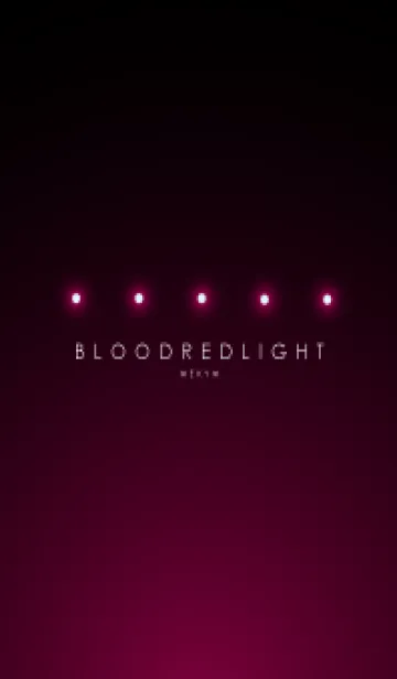 [LINE着せ替え] BLOOD RED LIGHT. -MEKYM-の画像1