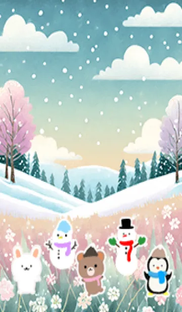 可愛い北欧風着せかえ(Winter-509)の着せ替えメイン画像