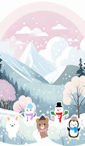 [LINE着せ替え] 可愛い北欧風着せかえ(Winter-508)の画像1