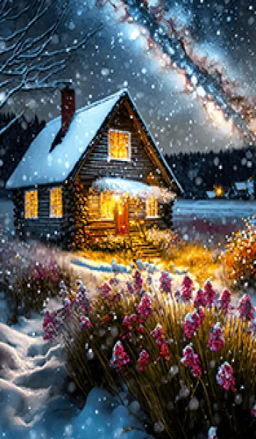 [LINE着せ替え] 優美な冬の風景の着せかえ(Winter-426)の画像1