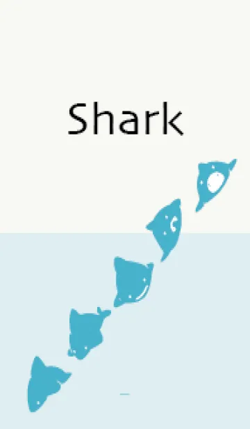 [LINE着せ替え] 水色 : シンプルさめの画像1