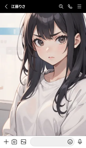 [LINE着せ替え] 少女が一人 #LS04。の画像2