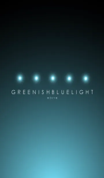 [LINE着せ替え] GREENISH BLUE LIGHT. -MEKYM-の画像1