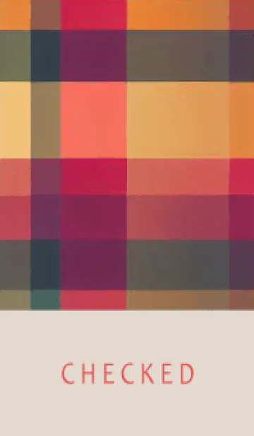 CHECKED ORANGE-BROWN-63の着せ替えメイン画像