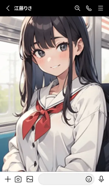 [LINE着せ替え] 少女が一人 #LS03。の画像2