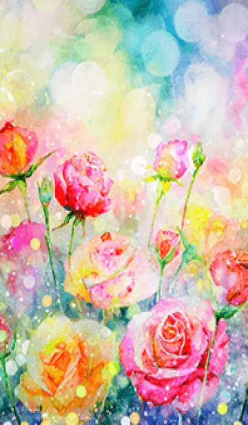 [LINE着せ替え] 薔薇(バラ)の花の着せかえ(R482)の画像1