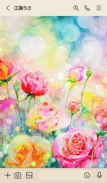 [LINE着せ替え] 薔薇(バラ)の花の着せかえ(R482)の画像2