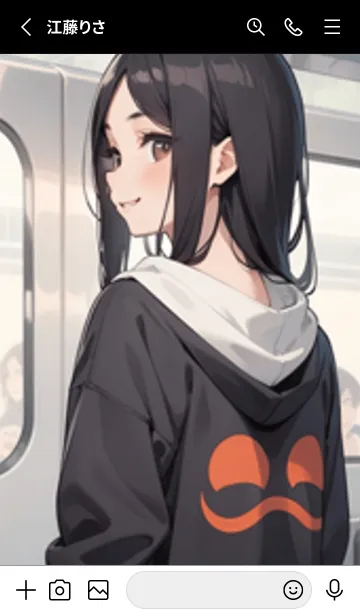 [LINE着せ替え] 少女が一人 #LS02。の画像2