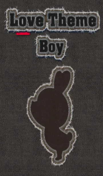 [LINE着せ替え] Rabbit and jeans fabric theme 31の画像1