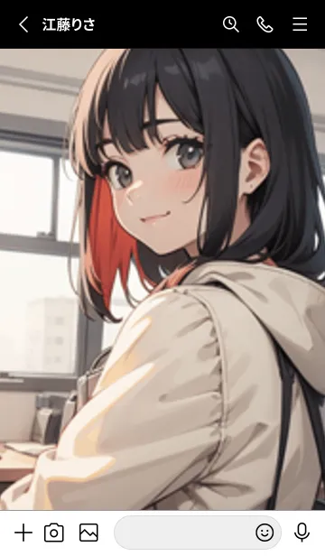 [LINE着せ替え] 少女が一人 #LS01。の画像2