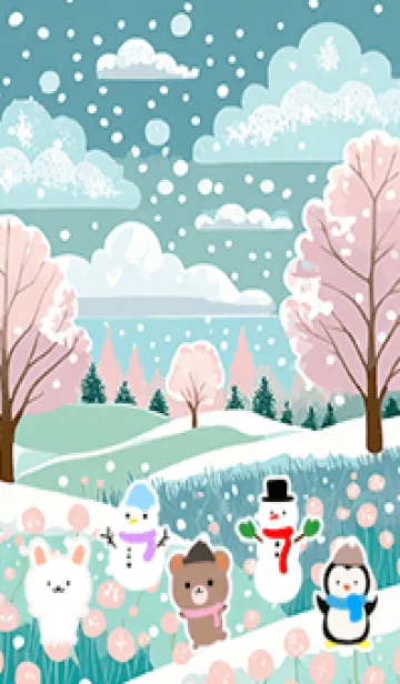 [LINE着せ替え] 可愛い北欧風着せかえ(Winter-515)の画像1