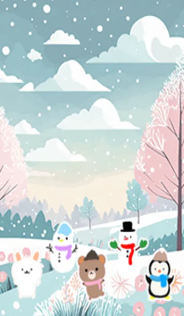 [LINE着せ替え] 可愛い北欧風着せかえ(Winter-517)の画像1