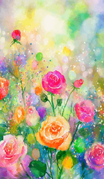 [LINE着せ替え] 薔薇(バラ)の花の着せかえ(R487)の画像1