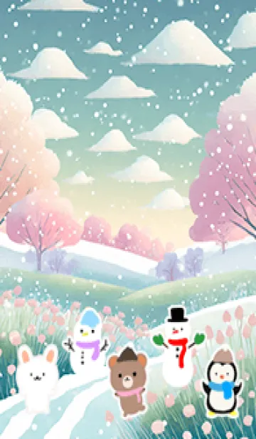 [LINE着せ替え] 可愛い北欧風着せかえ(Winter-518)の画像1