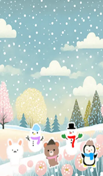 [LINE着せ替え] 可愛い北欧風着せかえ(Winter-520)の画像1