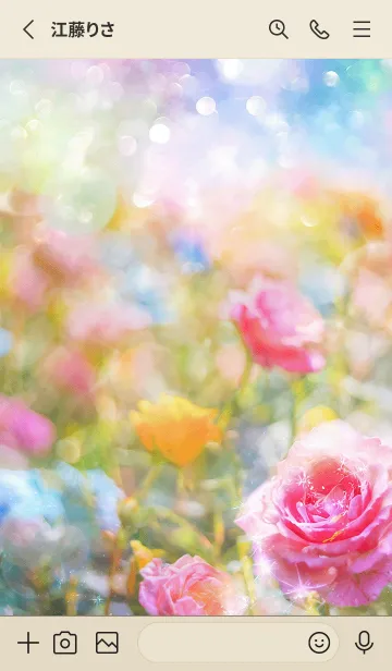 [LINE着せ替え] 薔薇(バラ)の花の着せかえ(R492)の画像2