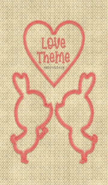 [LINE着せ替え] Love Theme Embroidery 16の画像1