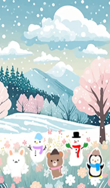 [LINE着せ替え] 可愛い北欧風着せかえ(Winter-528)の画像1