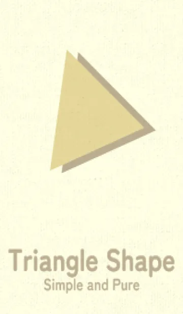 [LINE着せ替え] 三角型の着せかえ ペールライムライトの画像1