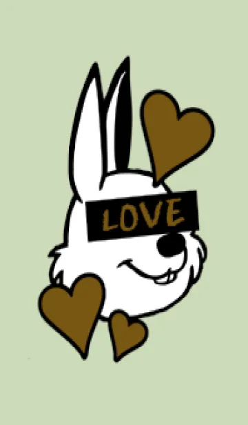 [LINE着せ替え] ラブ ラビット 96の画像1