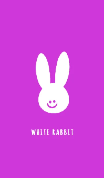 [LINE着せ替え] ホワイト ラビット .23の画像1