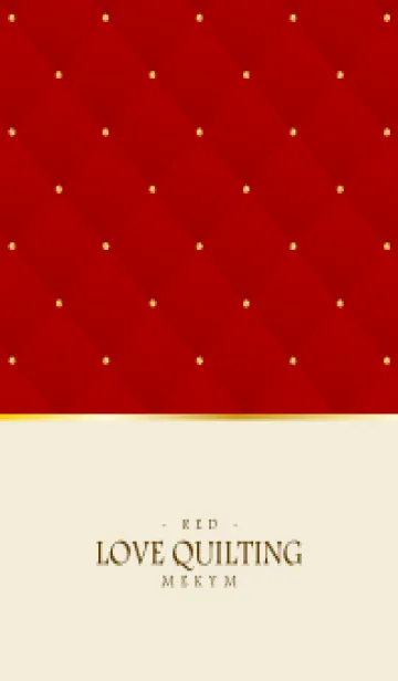LOVE QUILTING - RED 20の着せ替えメイン画像