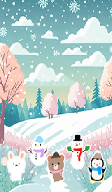 [LINE着せ替え] 可愛い北欧風着せかえ(Winter-526)の画像1