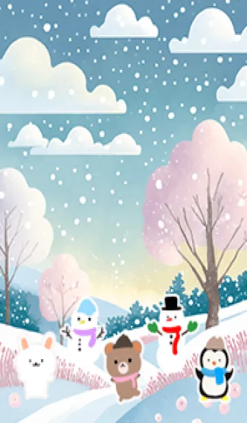 [LINE着せ替え] 可愛い北欧風着せかえ(Winter-523)の画像1