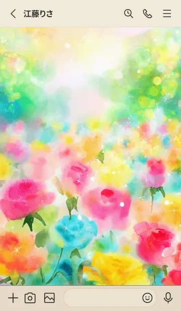 [LINE着せ替え] 薔薇(バラ)の花の着せかえ(R498)の画像2