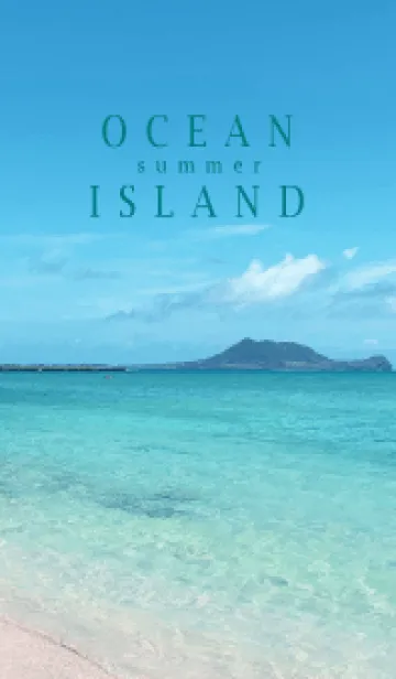 [LINE着せ替え] OCEAN ISLAND HAWAII-Emerald 4の画像1