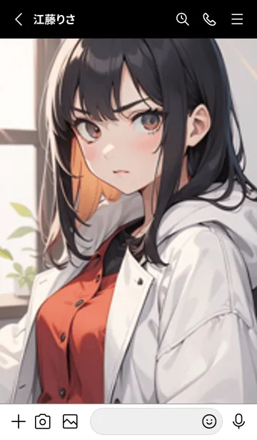 [LINE着せ替え] 少女が一人 #LS019。の画像2