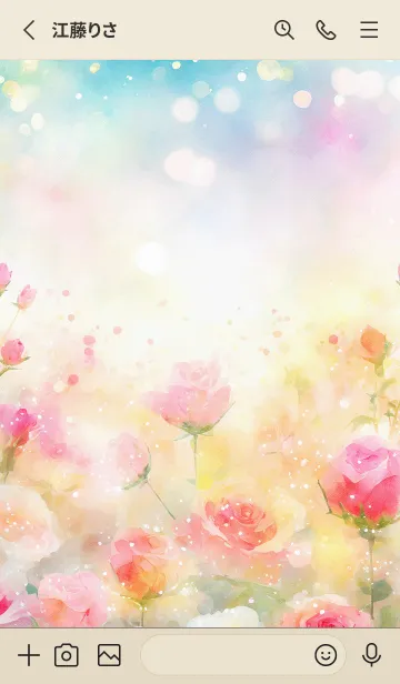 [LINE着せ替え] 薔薇(バラ)の花の着せかえ(R499)の画像2